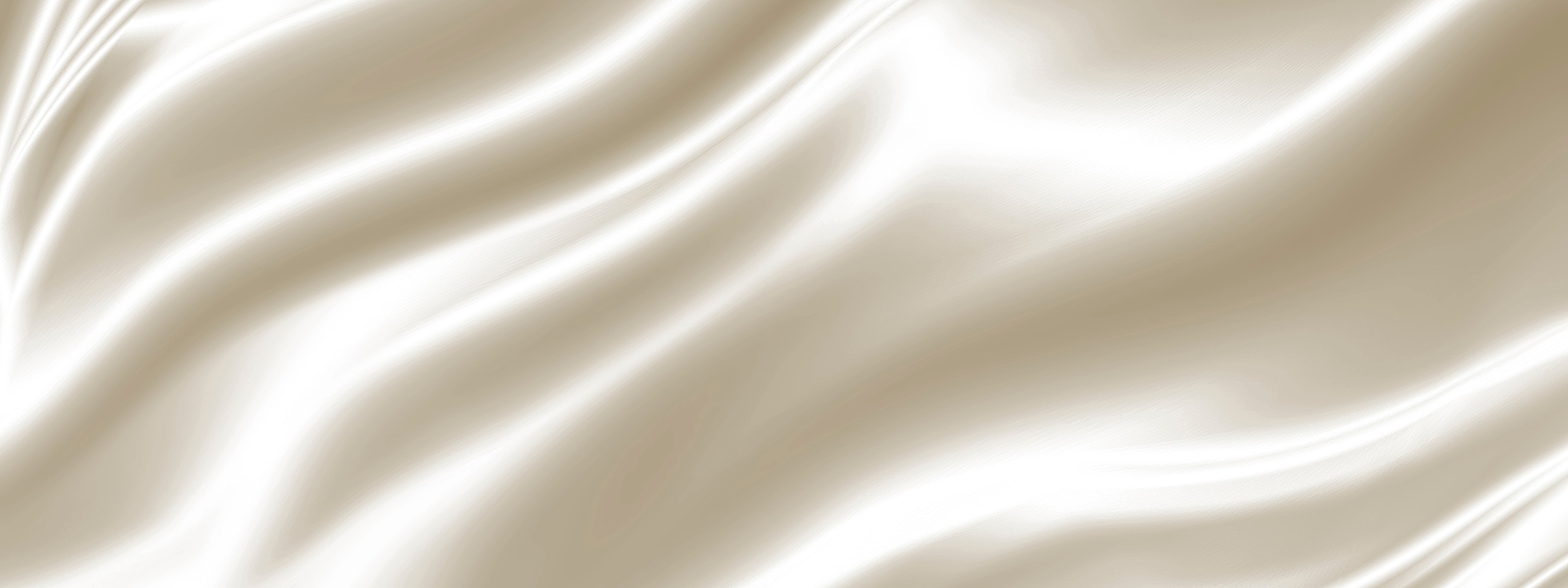 Smooth, elegant ivory silk fabric background.